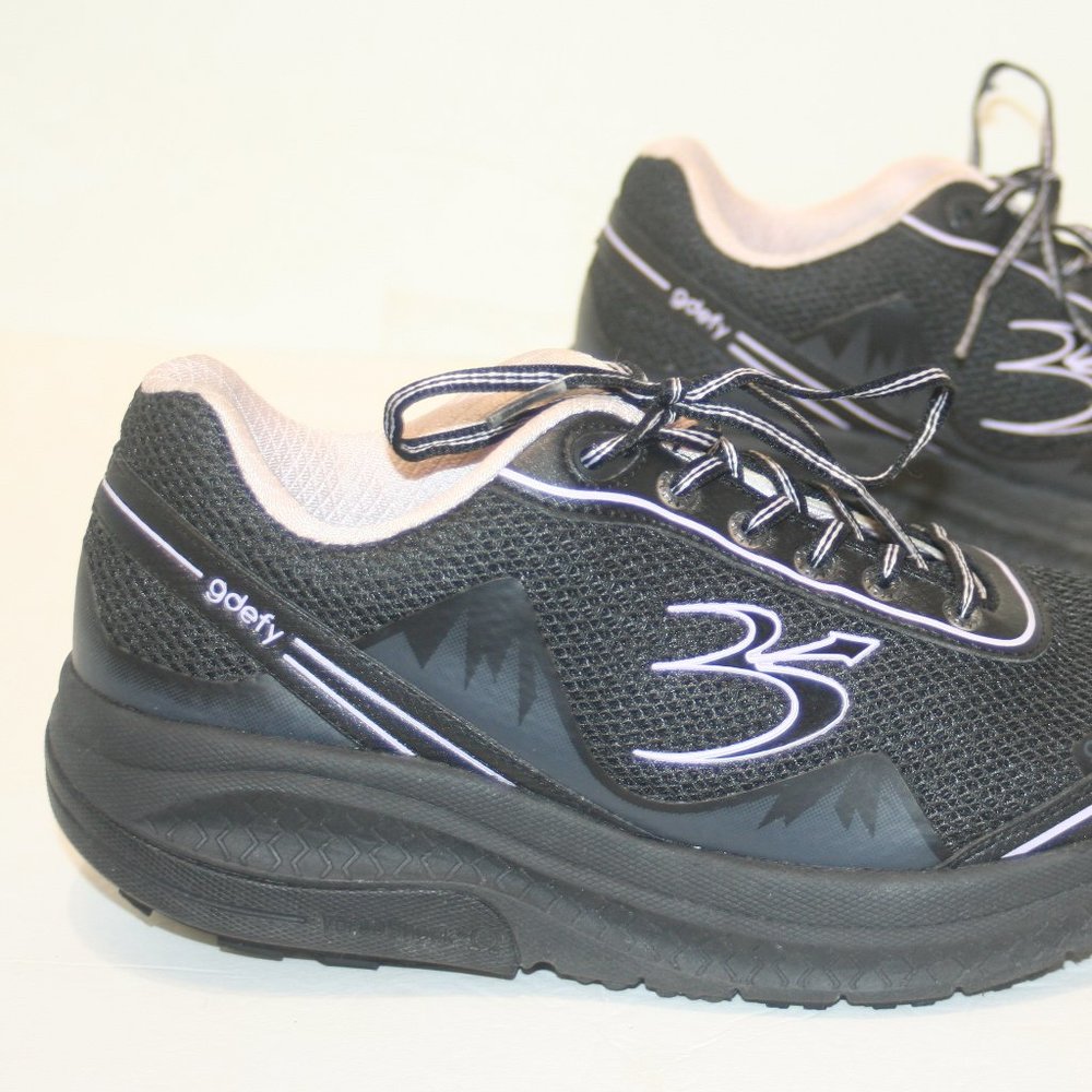 Gdefy "Gravity Defyer" Black Comfort Shoes. Womens 10 M